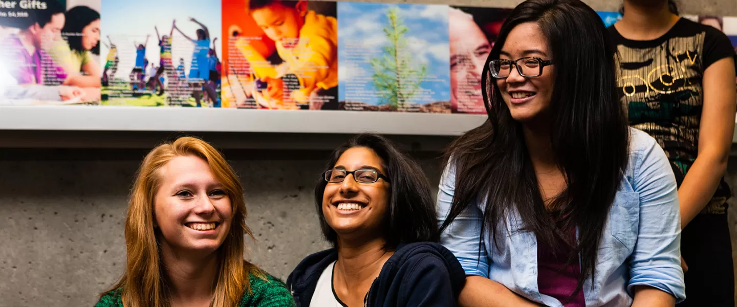 group of youth smiling