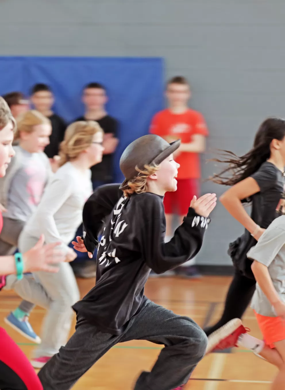 Kids running