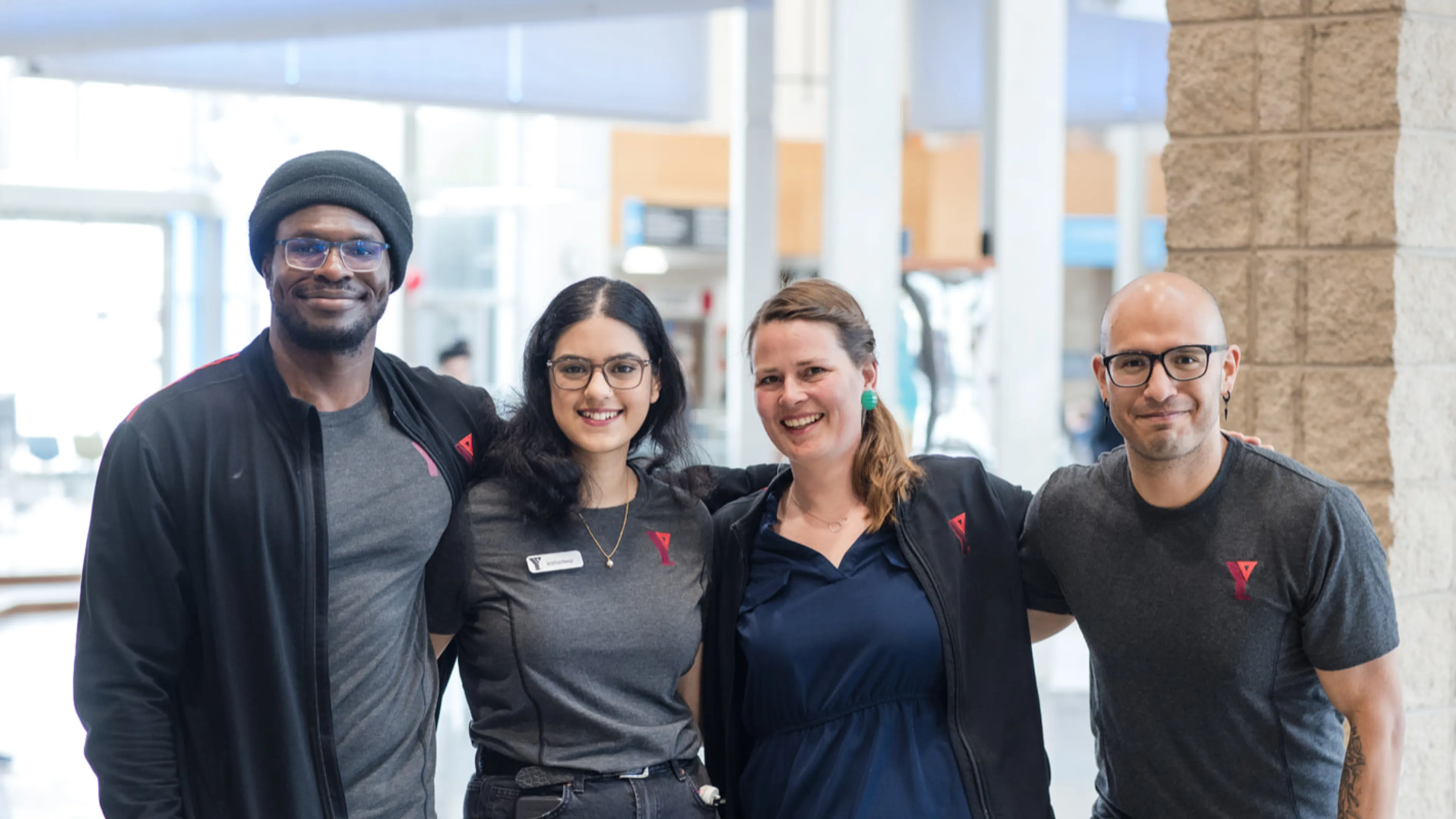 YMCA staff smiling