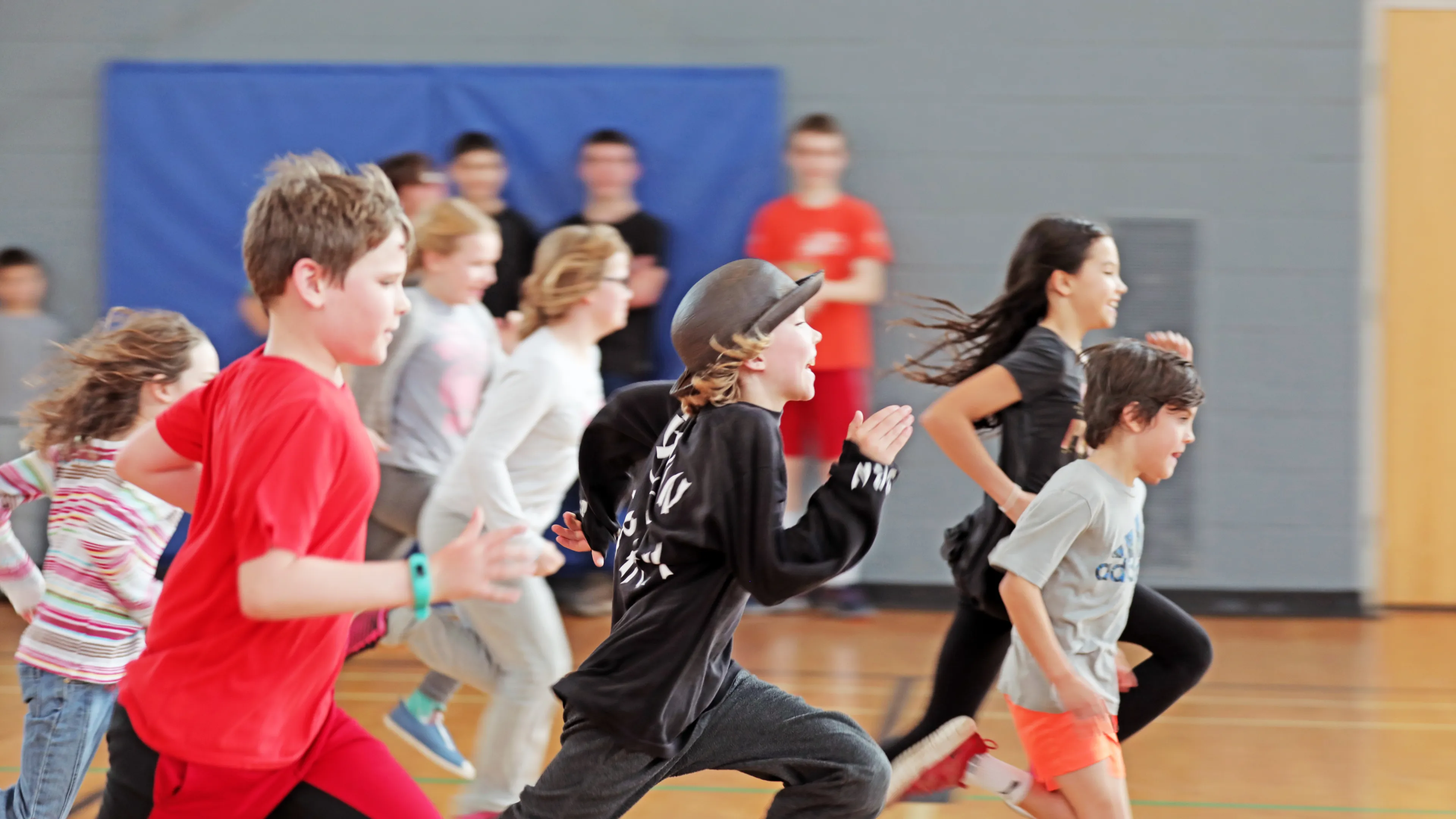 Kids running