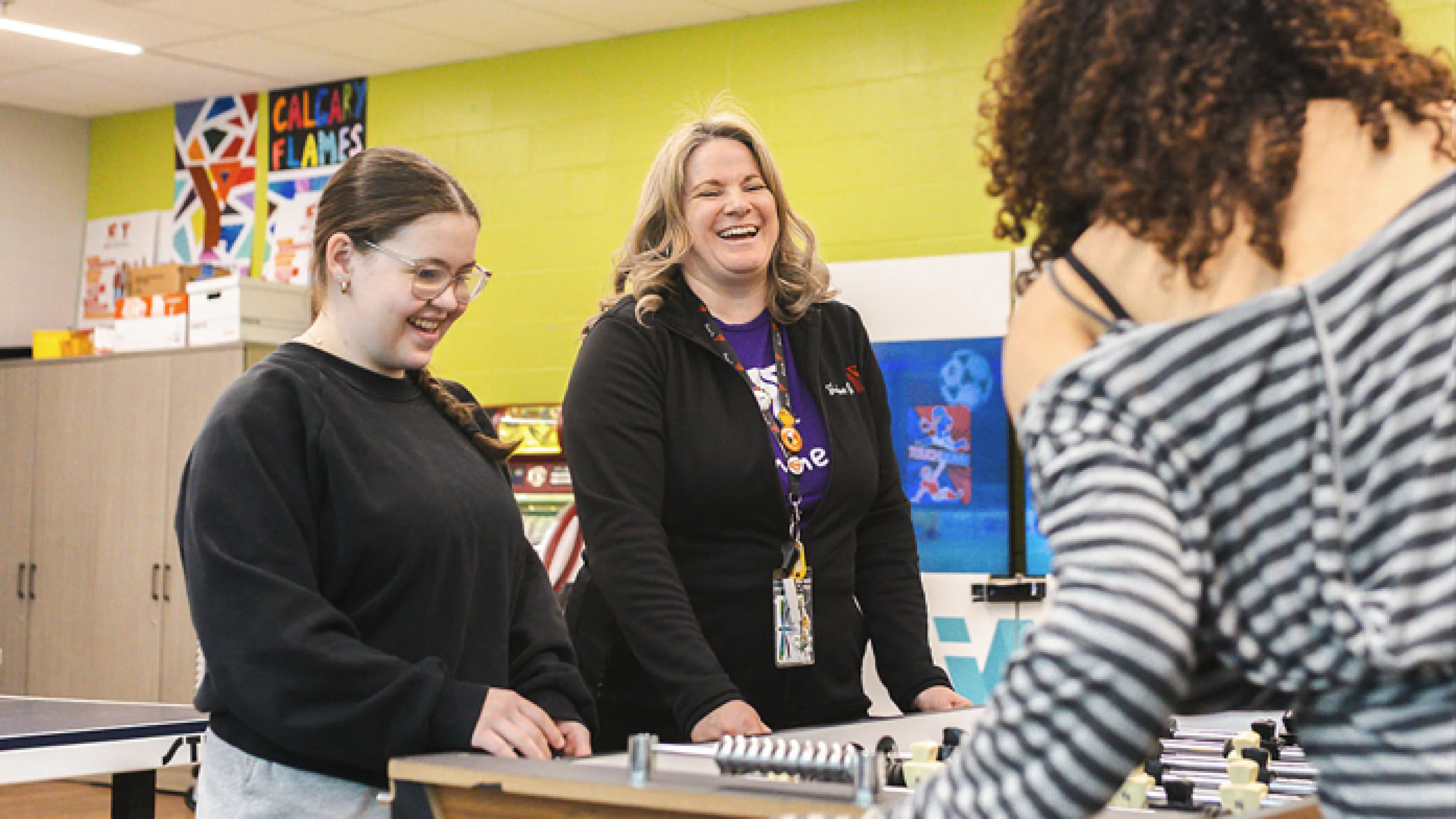 YMCA Outreach Program -Youth in the youth room