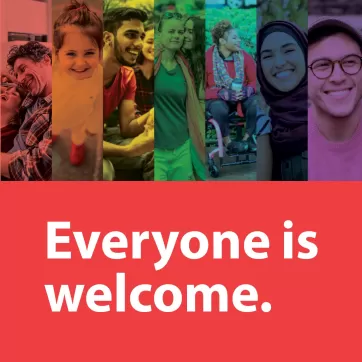 Everyone is Welcome Calgary Pride Square Image