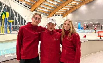 Kingston Falkenberg, Corbin Gilbert, and Rylee Bashow