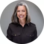 Woman smiling