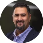 Man smiling