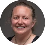 Woman smiling
