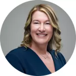 Woman smiling